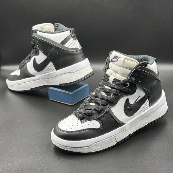 Nike Wmns Dunk High White Black' - Picture 6 of 10